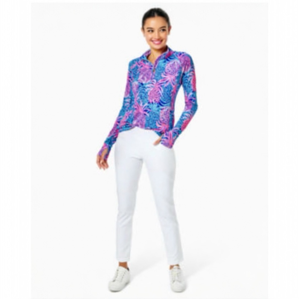 LILLY PULITZER LUXLETIC CORSO
PANT WHITE SIZE 12